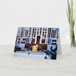 Carte de Noël "Rockefeller Center Concourse"