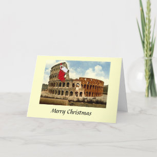 Carte de Noël - Rome, Le Colisée