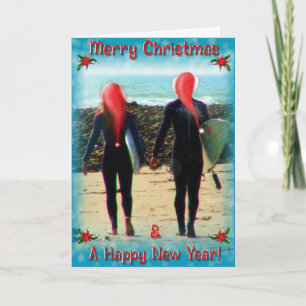 Carte de Noël Safari Surfin