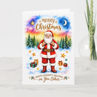 Carte de Noël sarcastique et drôle