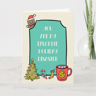 Carte de Noël sarcastique et Snarky