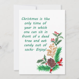 Carte de Noël Sarcastique Fun 01