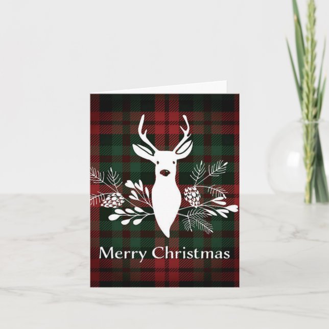 Carte de Noël - Scottish Woodland Wildlife (Devant)