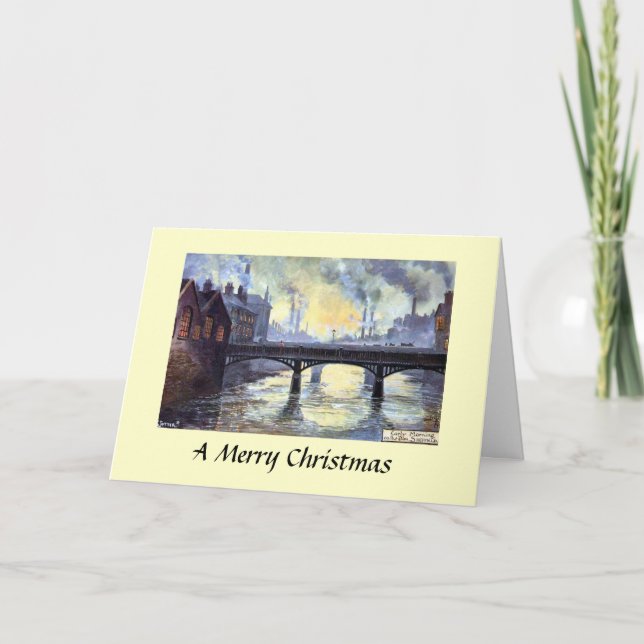 Carte de Noël - Sheffield, Yorkshire (Devant)