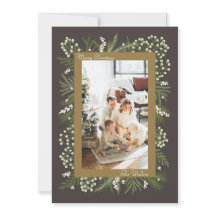 Carte de Noël simple et élégante
