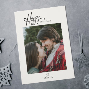 Carte de Noël simple et moderne