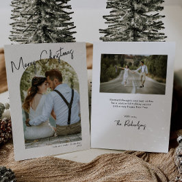 Carte de Noël simple et moderne minimaliste