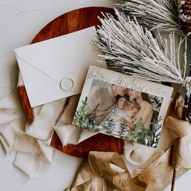 Carte de Noël simple Joyeux moderne (Créateur téléchargé)