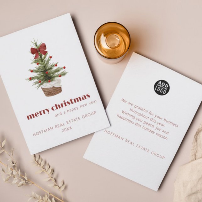 Carte de Noël simple scandinave (Créateur téléchargé)