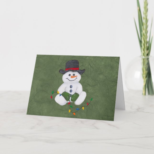 Carte de Noël Snowman (Devant)