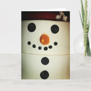 Carte de Noël "Snowman Cake" #2