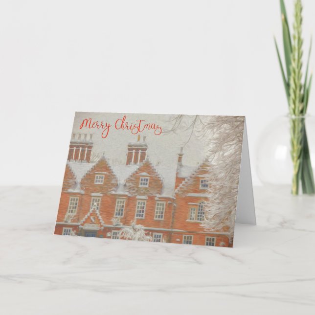 Carte de Noël Snowy Tamworth (Devant)