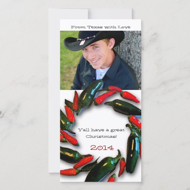 Carte de Noël Southwest Pepper Wirath Photo (Devant)