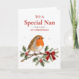 Carte de Noël spéciale pour Nan