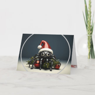Carte de Noël Spider Père Noël