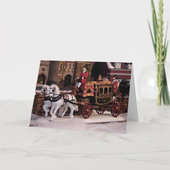 Carte de Noël Stagecoach (Devant)