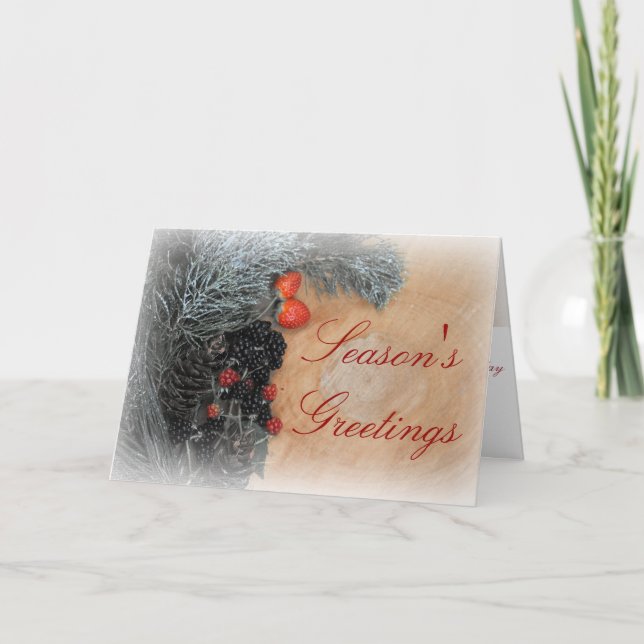 Carte de Noël standard 5" x 7" inclus enveloppes (Devant)