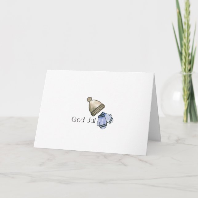 Carte de Noël suédoise (Devant)