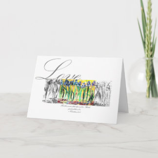 Carte de Noël Sun Porch Iris