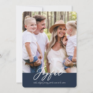 Carte de Noël sur le chemin