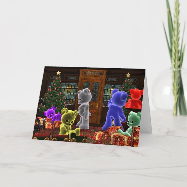 Carte de Noël Teddy Bearz (Devant)
