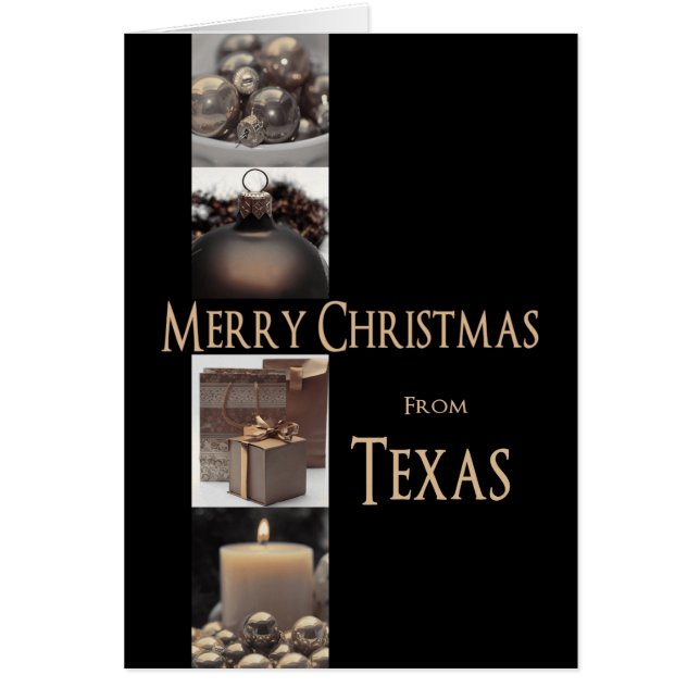 Carte de Noël Texas, préciser (Devant)
