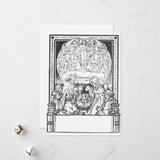 Carte de Noël traditionnelle