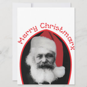 Carte de Noël très drôle "Merry Christmarx", cadea
