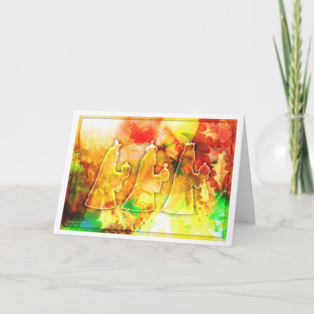 Carte de Noël "Trois Rois" (Devant)