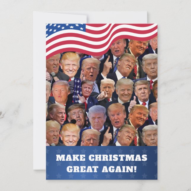 Carte de Noël Trump (Devant)