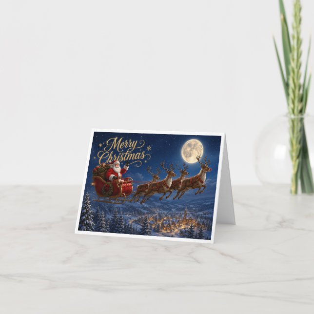 carte de Noël unique (Devant)