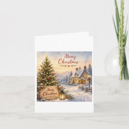 carte de Noël unique et traditionnelle