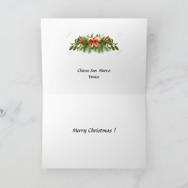 Carte de Noël - Venise (Intérieur)