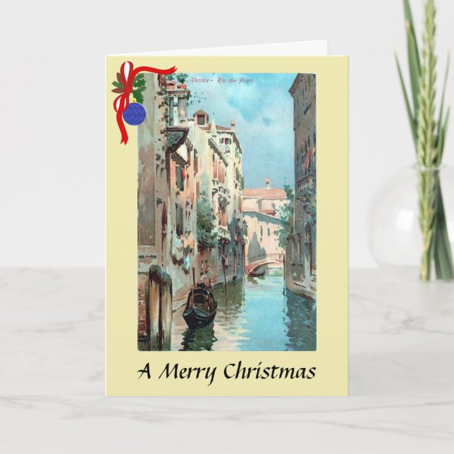 Carte de Noël - Venise (Devant)