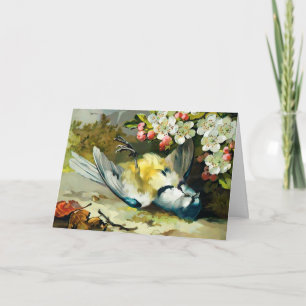 Carte de Noël Victorian Dead Bird