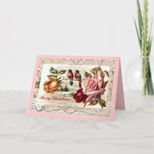 Carte de Noël Victoriana