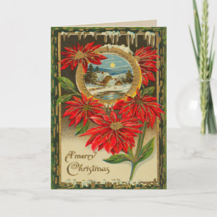 Carte de Noël victorienne
