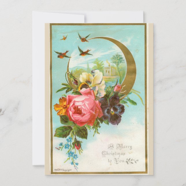 Carte de Noël victorienne (Devant)