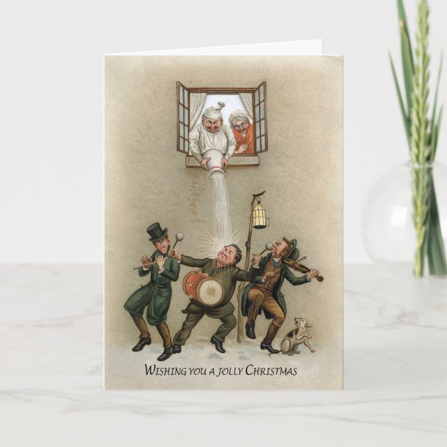 Carte de Noël victorienne vintage (Devant)