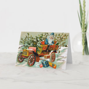 Carte de Noël victorienne vintage