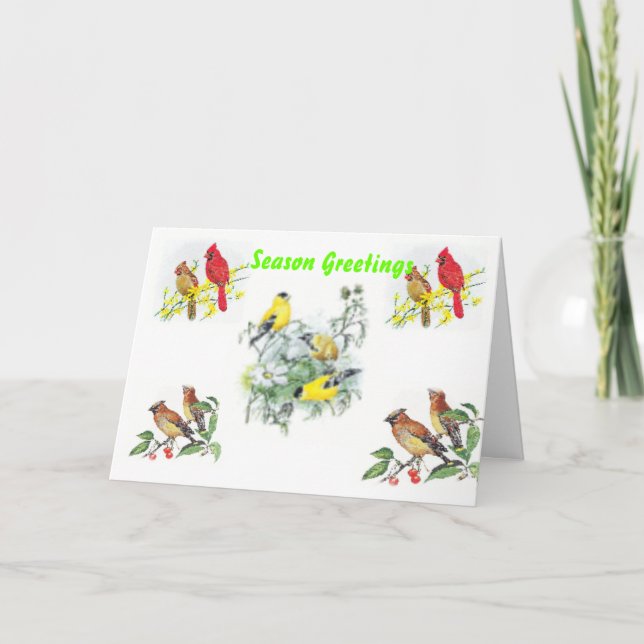 Carte de Noël vide (Devant)