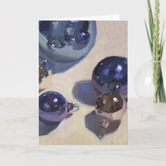 Carte de Noël vierge Blue Steel (Devant)