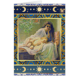 Carte de Noël Vierge et Enfant Alice Havers ViArt