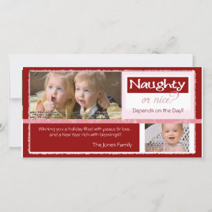 Carte de Noël vilaine   ou   Nice de ~