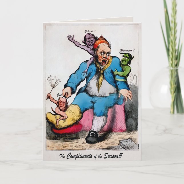 Carte de Noël vintage (Devant)