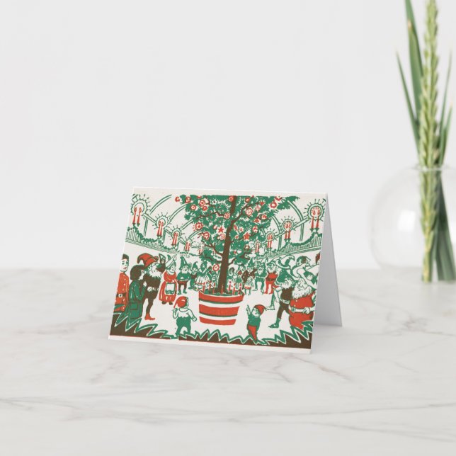 Carte de Noël vintage (Devant)