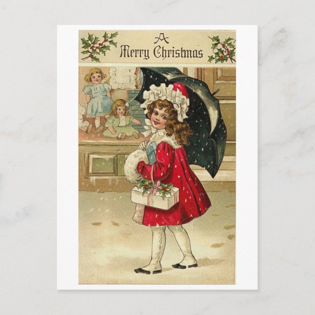 Carte de Noël vintage (Devant)