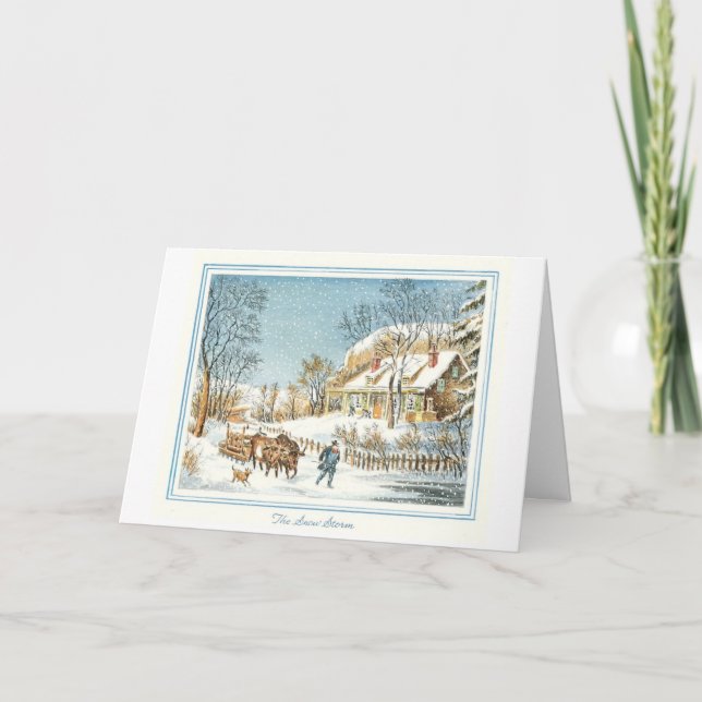 Carte de Noël Vintage (Devant)