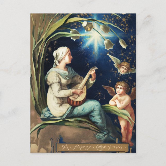 Carte de Noël vintage (Devant)