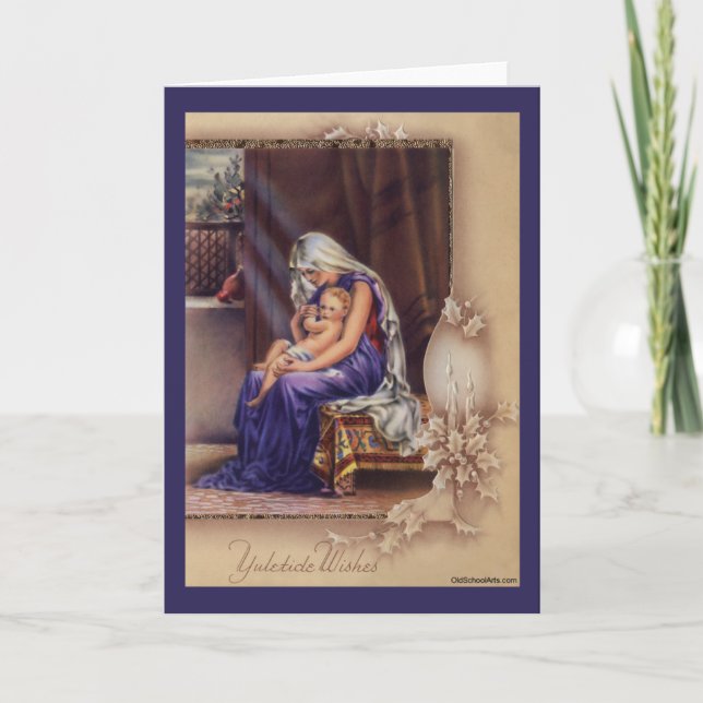 Carte de Noël Vintage (Devant)